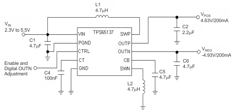 TPS65137ADSCR 电路图