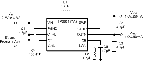 TPS65137ASDSCR 电路图