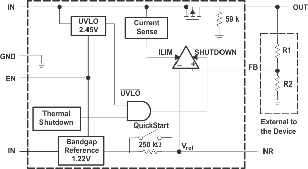 TPS73001DBVT 电路图