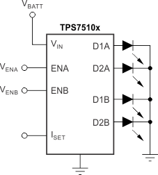TPS75105YFFR 电路图