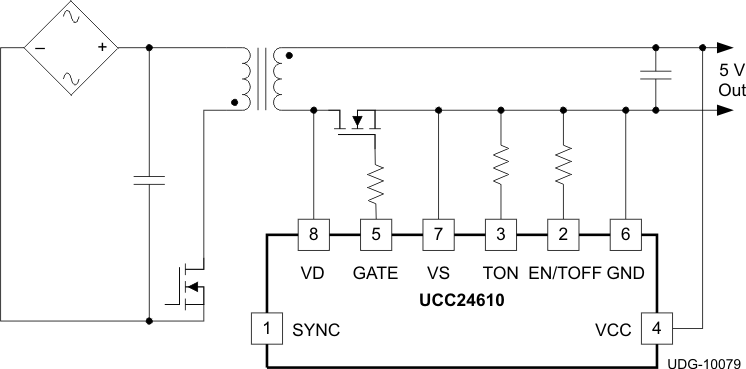 UCC24610DRBT 电路图