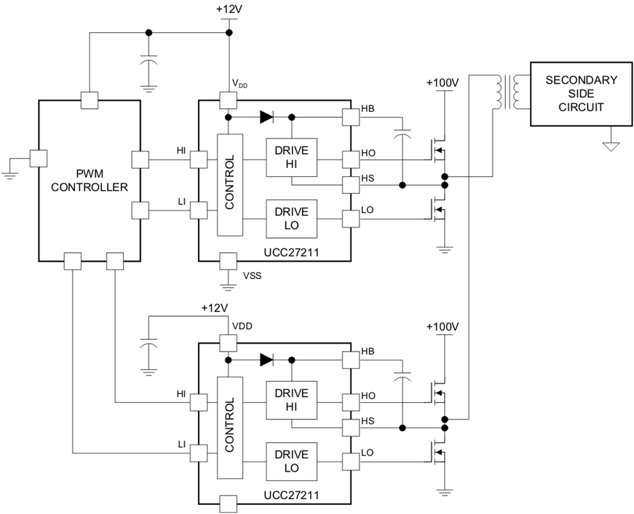 UCC27211DDAR 电路图