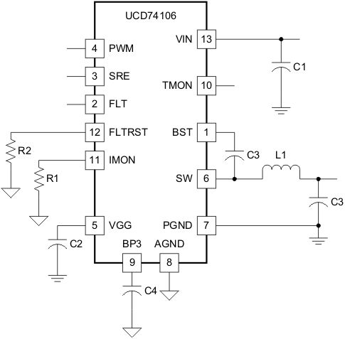UCD74106RGMT 电路图